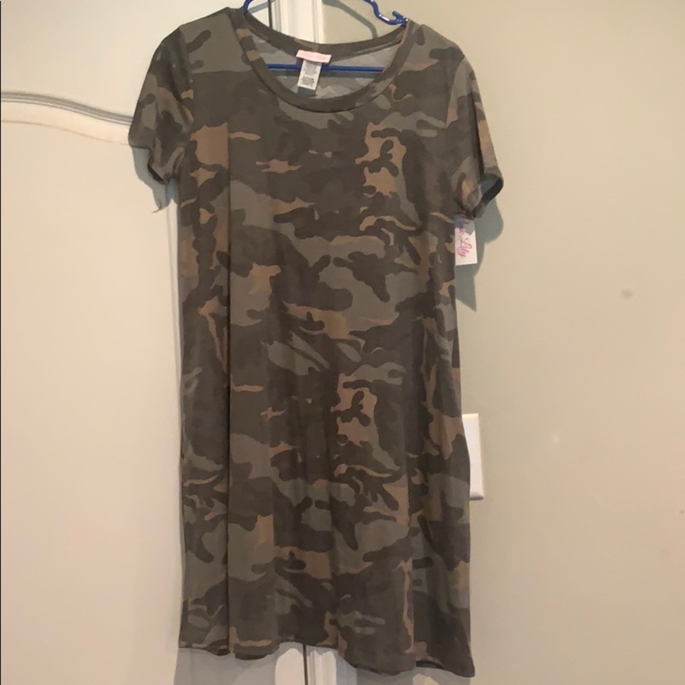 Camo Dress with pockets
